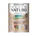 Naturo uGI TROFI SKuLOu Grain Free me Glopoula, Kotopoulo, Laxanika kai Frouta 390gr